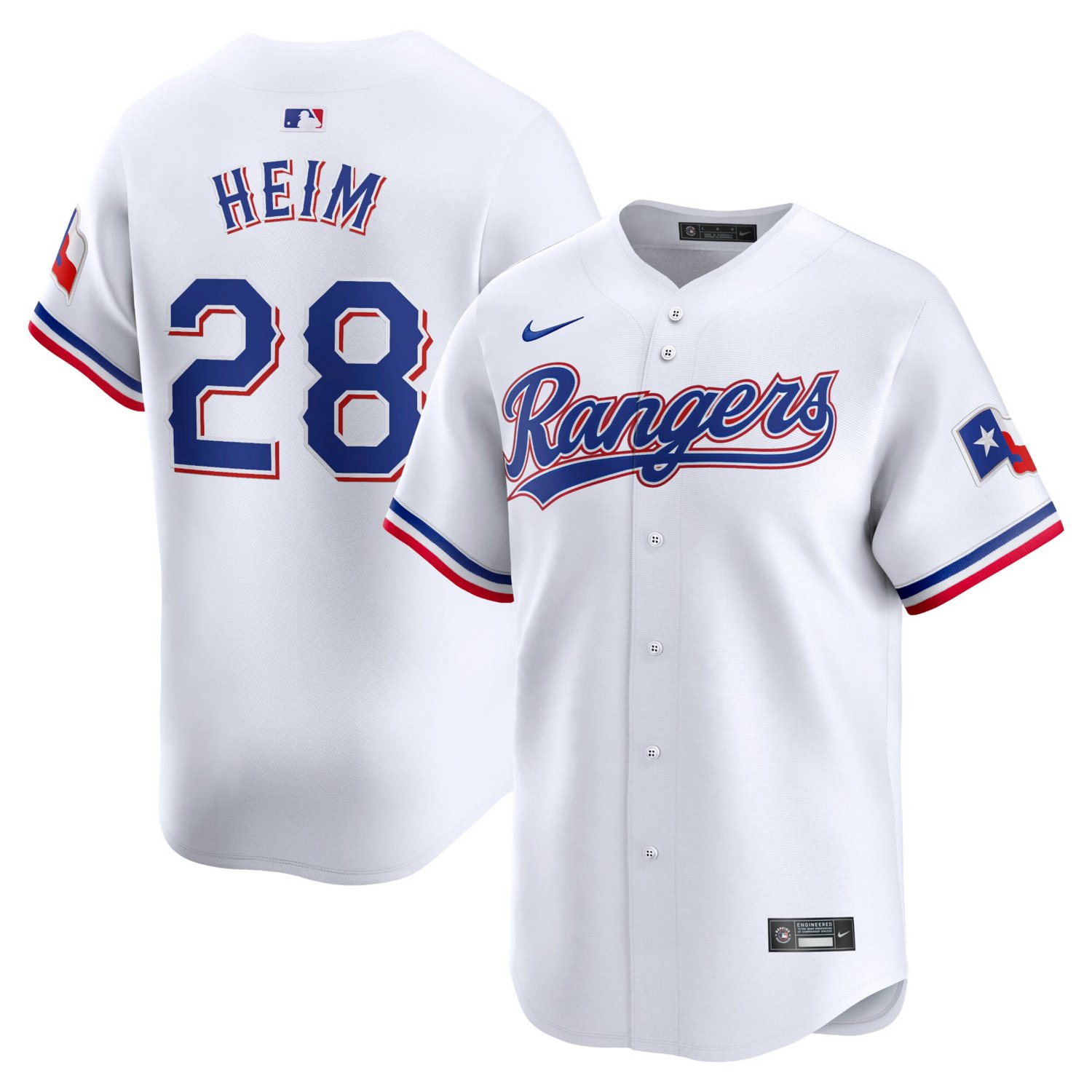 Nike Jonah Heim Texas Rangers Home Limited Player Jersey                                                                         - view number 1 selected