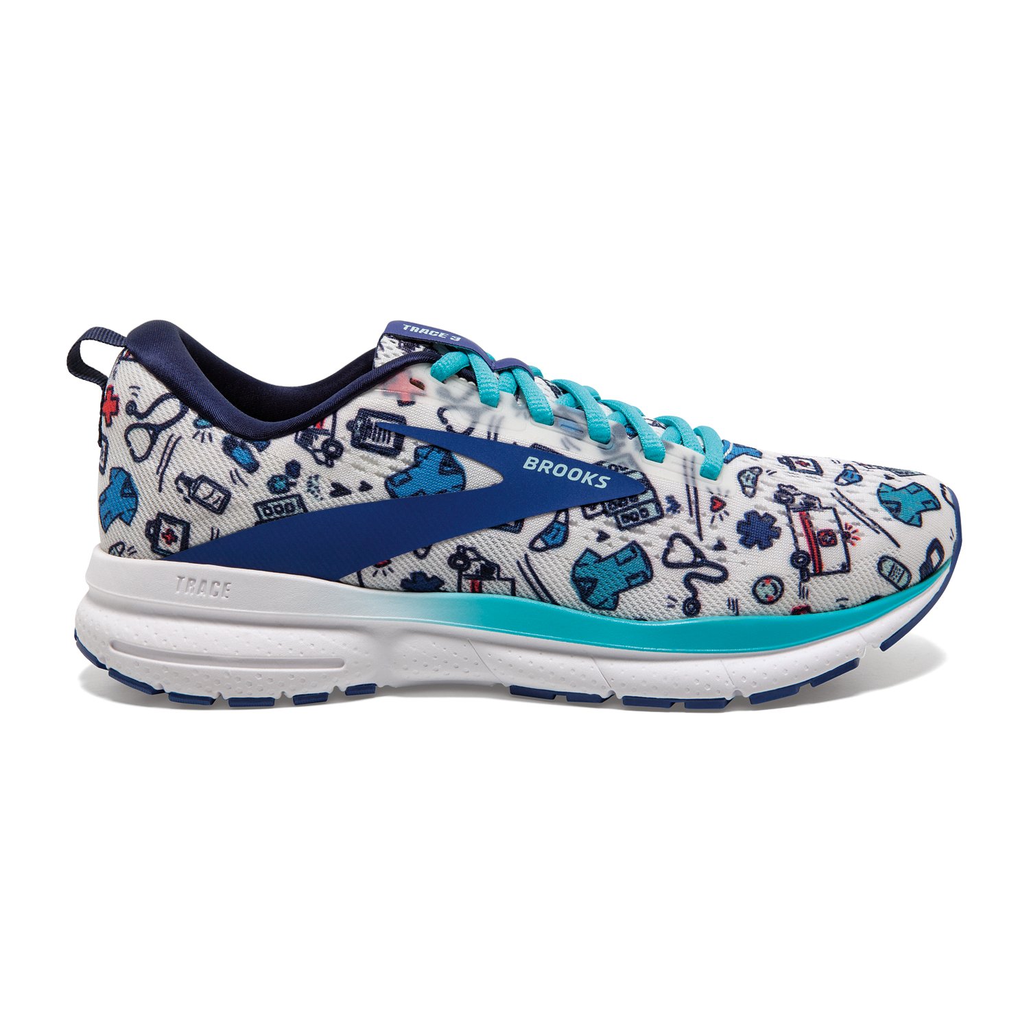 Brooks Women's Trace 3 Hero 3.0 Running Shoes                                                                                    - view number 1 selected