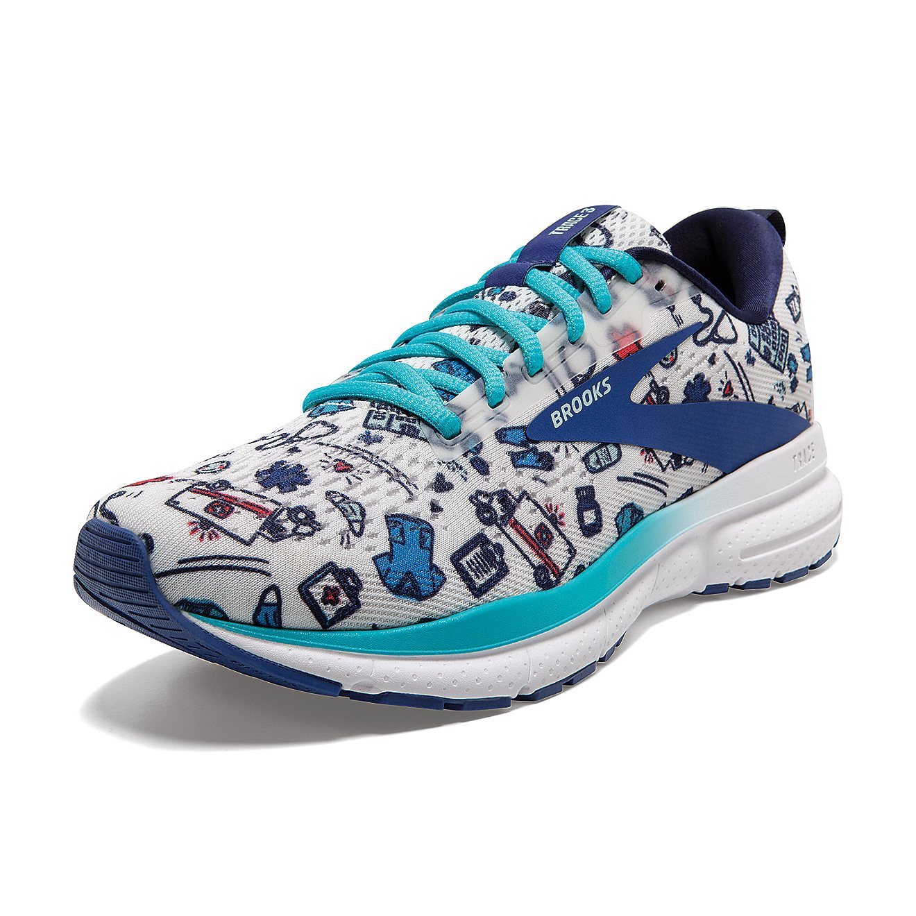 Brooks Women's Trace 3 Hero 3.0 Running Shoes                                                                                    - view number 4