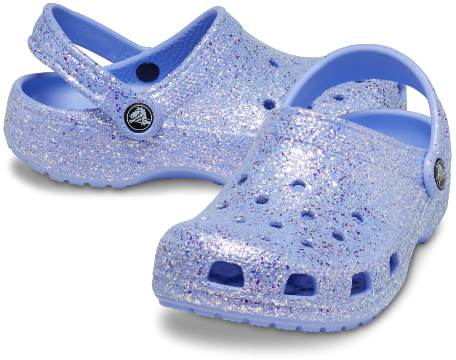 Crocs Kids' Classic Glitter III Clogs                                                                                           