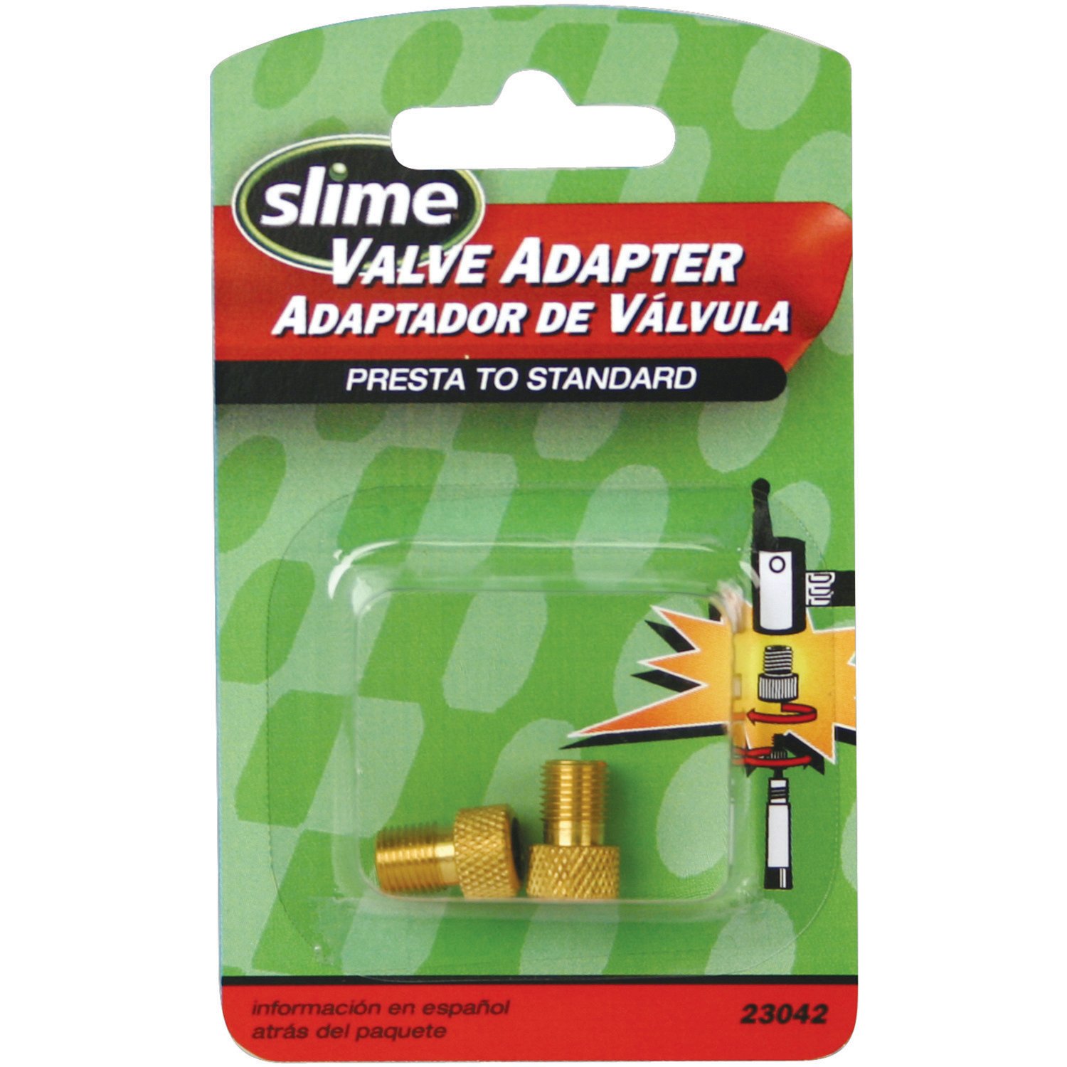 Slime Valve Adapters Presta to Standard 2-Pack                                                                                   - view number 1 selected