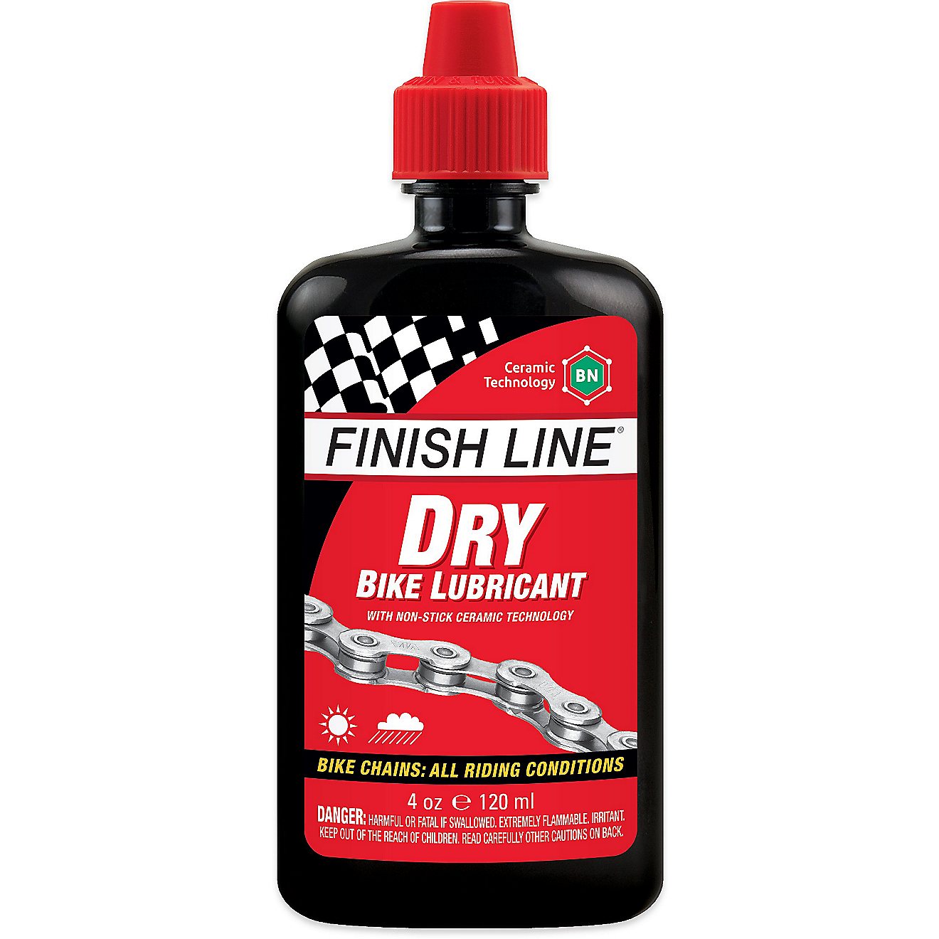 Finish Line 4 oz. DRY Teflon Bicycle Chain Lube                                                                                  - view number 1
