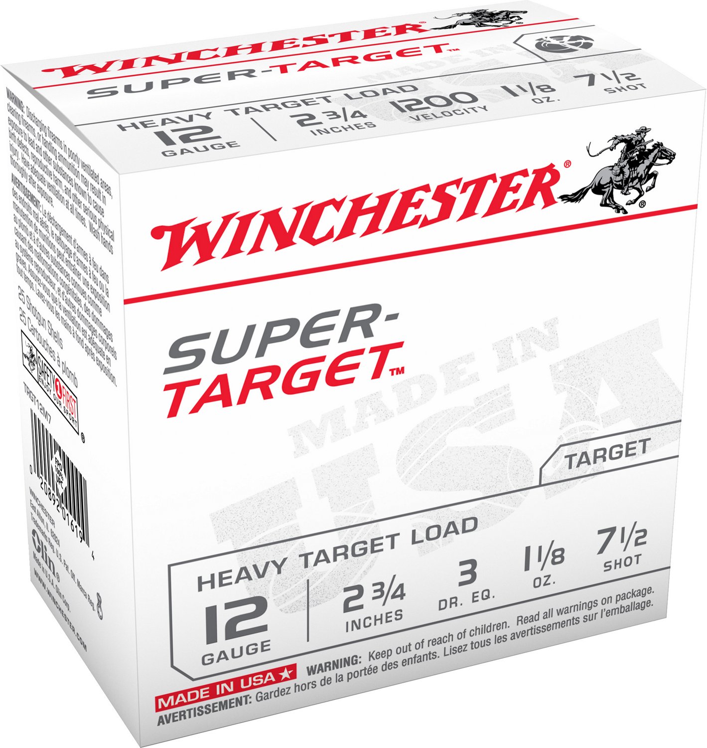 Winchester Target Load 12 Gauge Shotshells - 25 Rounds                                                                           - view number 1 selected