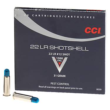 CCI® .22 LR 31-Grain Rimfire Handgun Shotshells - 20 Rounds                                                                    