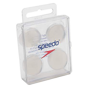 Speedo Adults' Silicone Ear Plugs 4-Pack                                                                                        