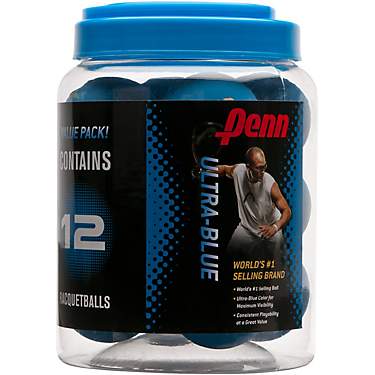 PENN® Ultra-Blue Racquetballs 12-Pack                                                                                          
