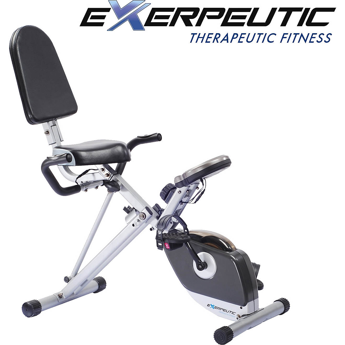 Exerpeutic 400XL Folding Semirecumbent Exercise Bike                                                                             - view number 1