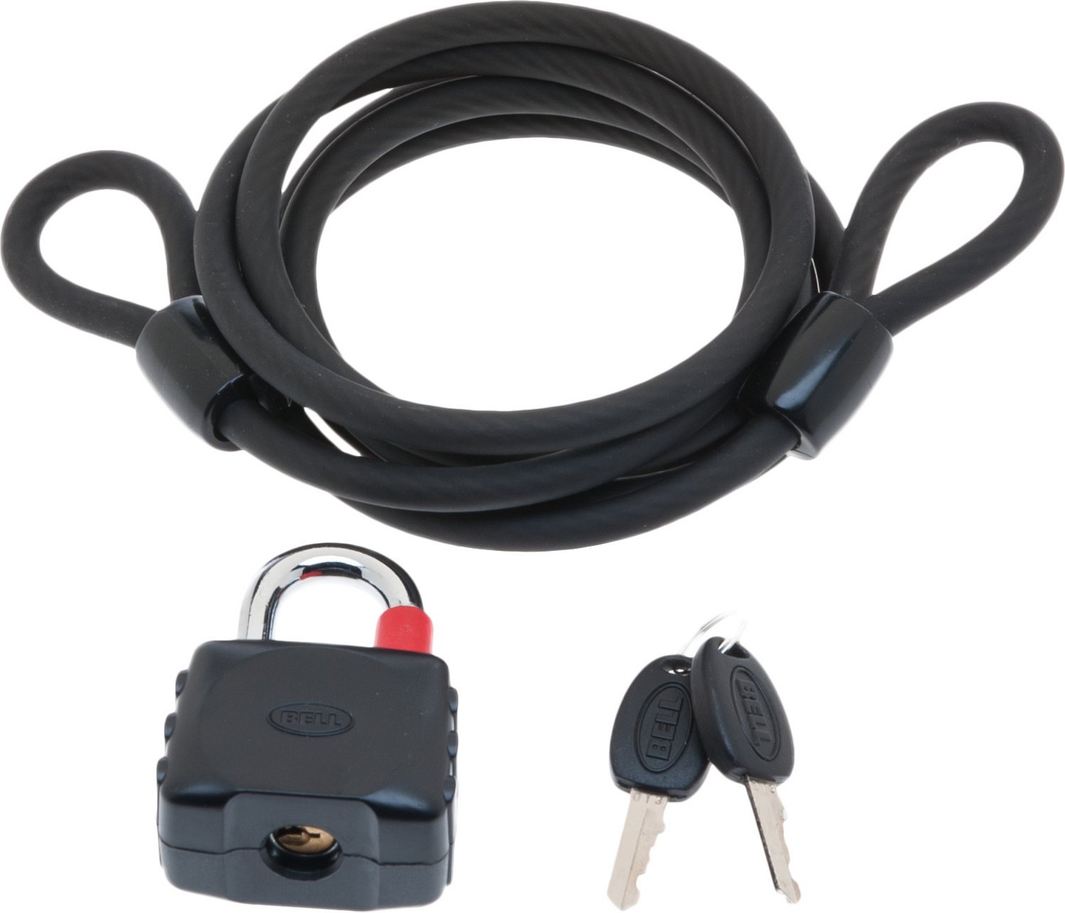Bell Armory 200 Cable and Key Bicycle Padlock                                                                                    - view number 1 selected