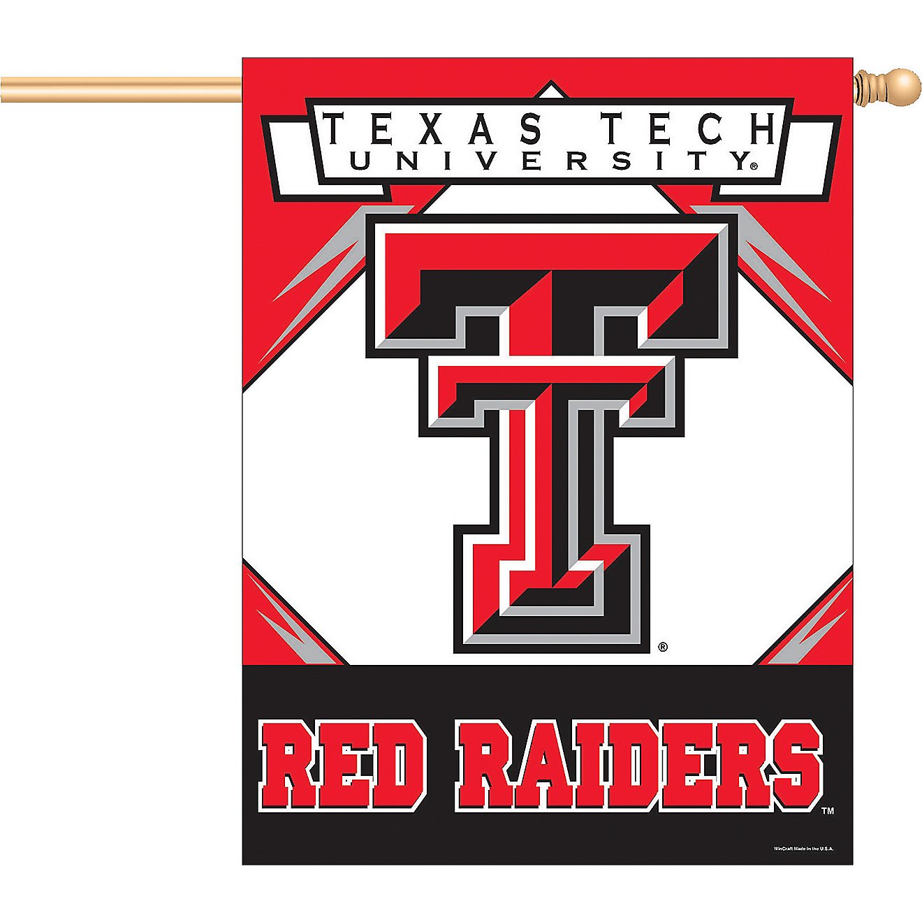 WinCraft Texas Tech University Vertical Flag                                                                                     - view number 1
