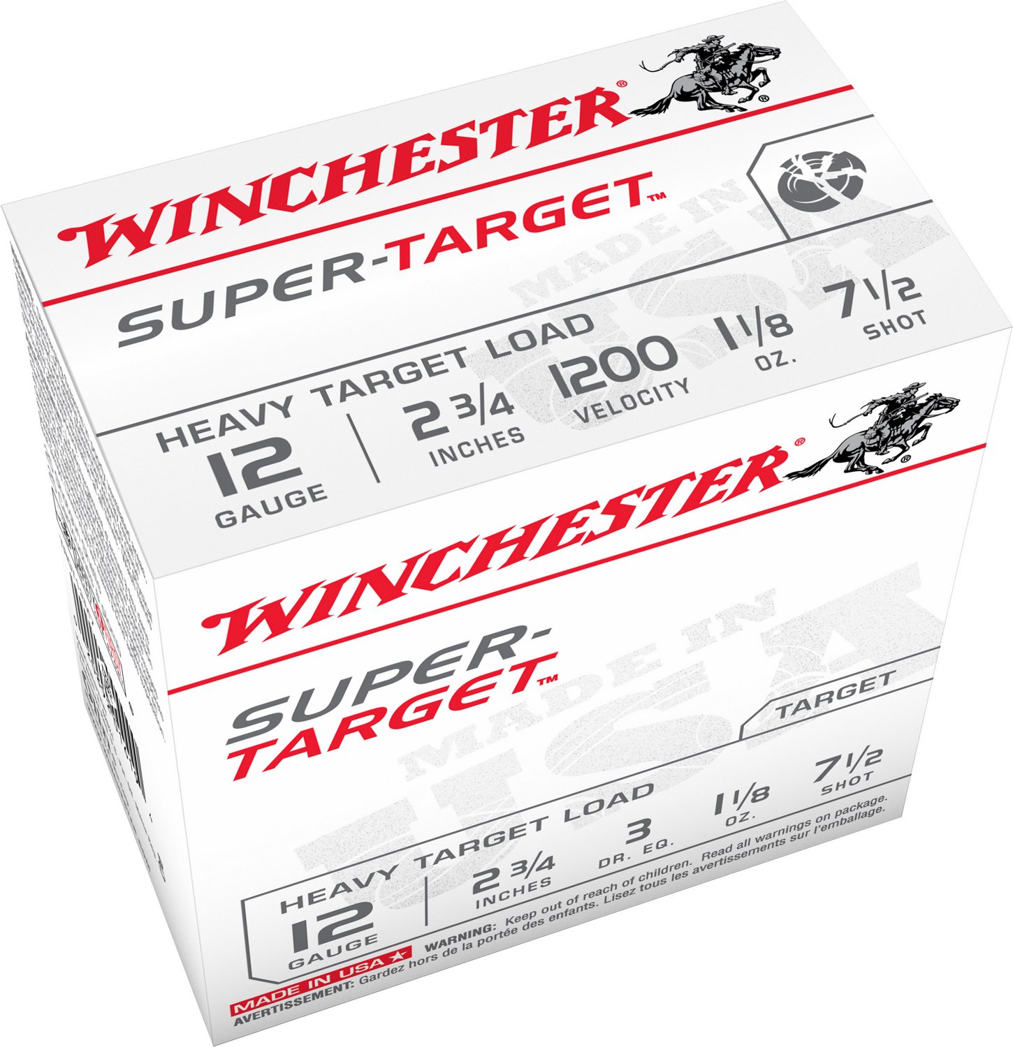 Winchester Target Load 12 Gauge Shotshells - 25 Rounds                                                                           - view number 2
