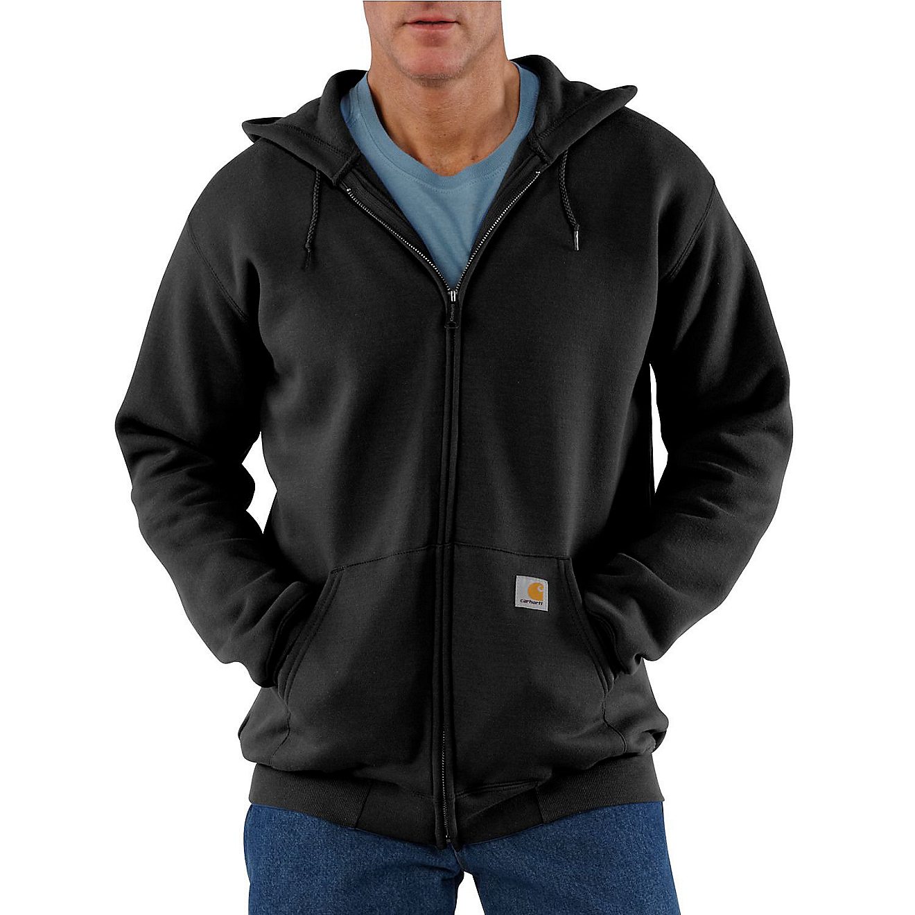 Carhartt Men's Midweight Hooded Zip Front Sweatshirt                                                                             - view number 1