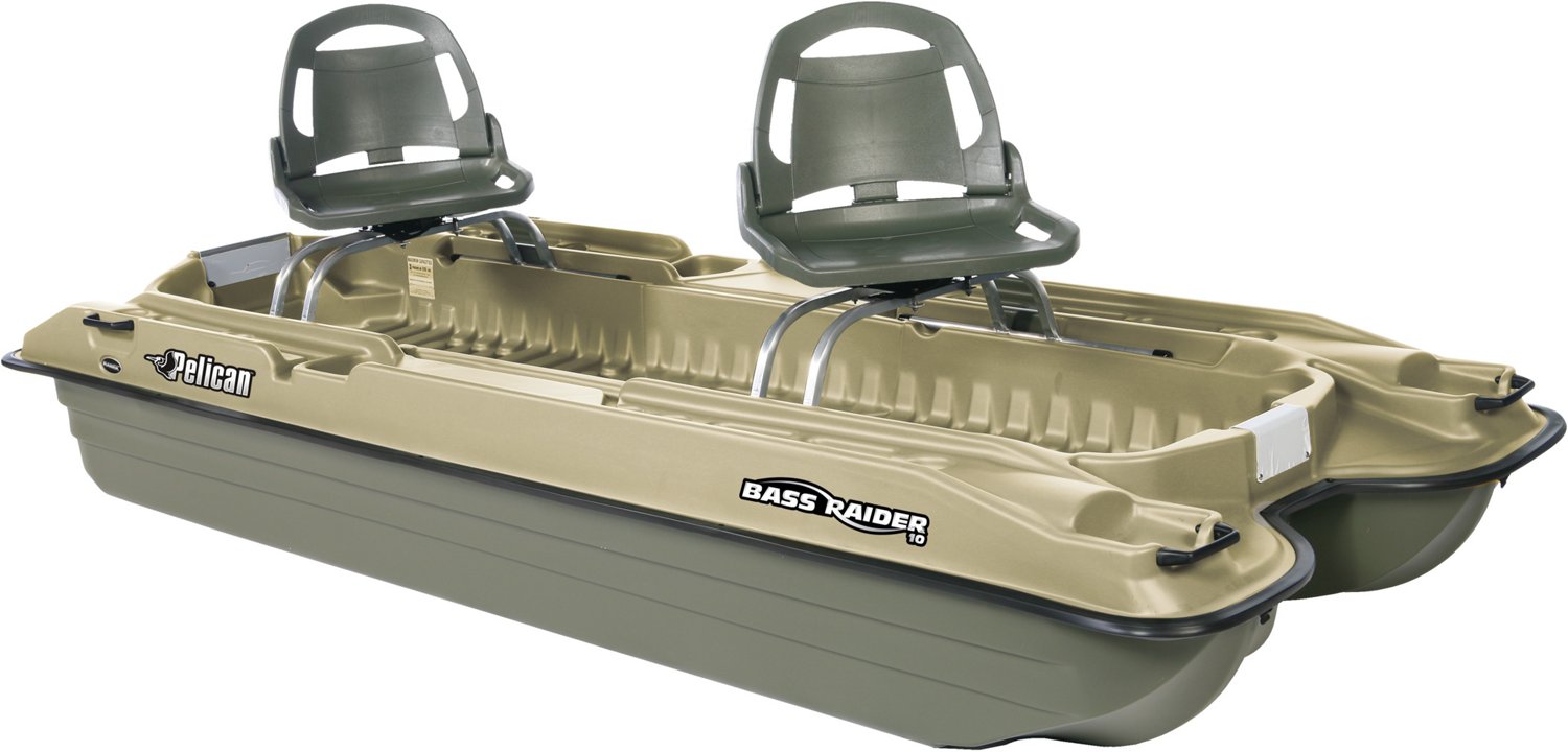 Pelican Bass Raider 10E 10'2" Pontoon Boat                                                                                       - view number 1 selected