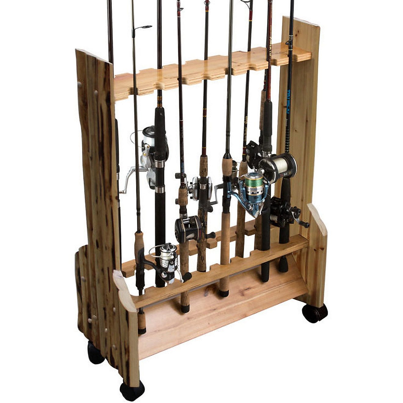 Rush Creek 16-Rod Double-Sided Rolling Rod Rack                                                                                  - view number 1
