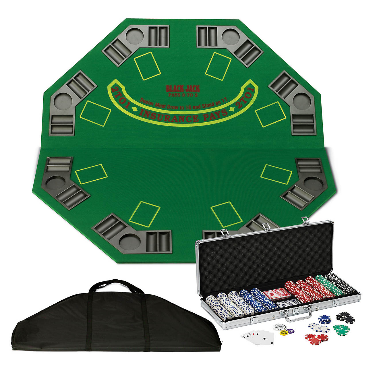 Fat Cat Traveling Poker Set                                                                                                      - view number 1
