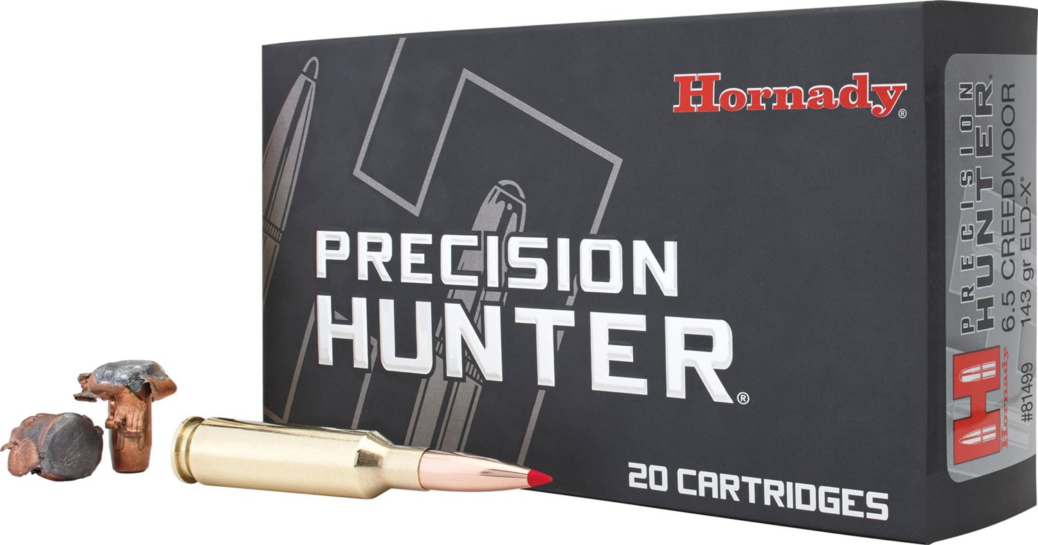 Hornady ELD-X™ Precision Hunter™ 6.5 Creedmoor 143-Grain Rifle Ammunition - 20 Rounds                                        - view number 1 selected