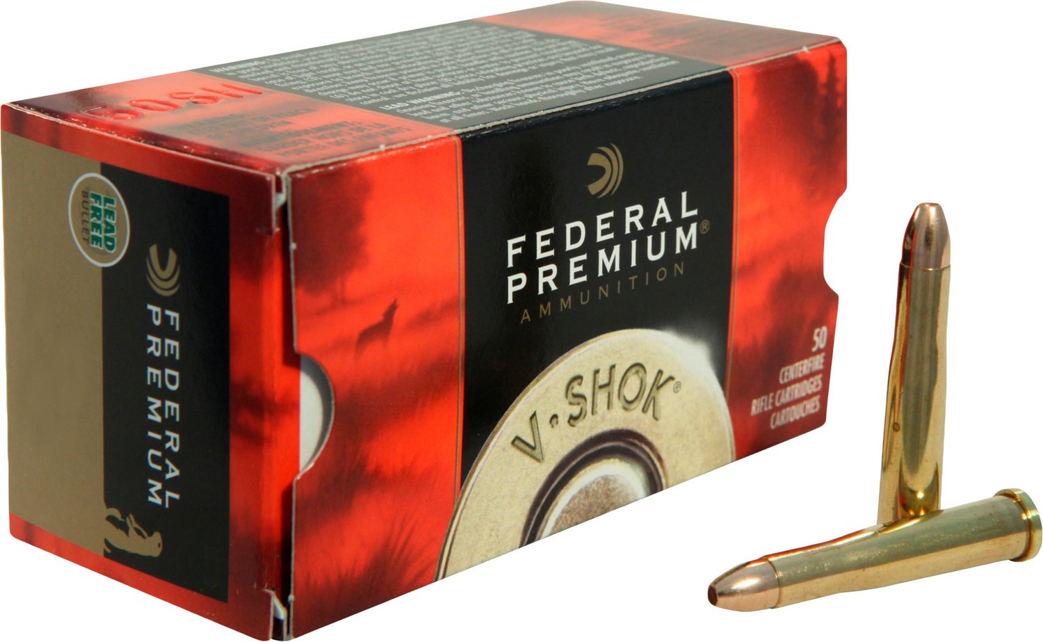 Federal Premium V-Shok .22 WMR TNT Hollow-Point Rimfire Ammunition                                                               - view number 1 selected