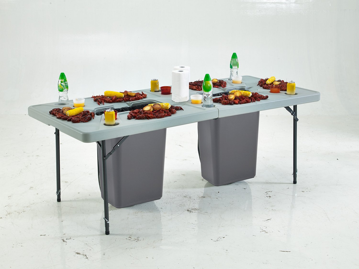 Academy Sports + Outdoors 7 ft Folding Cookout Table                                                                             - view number 5