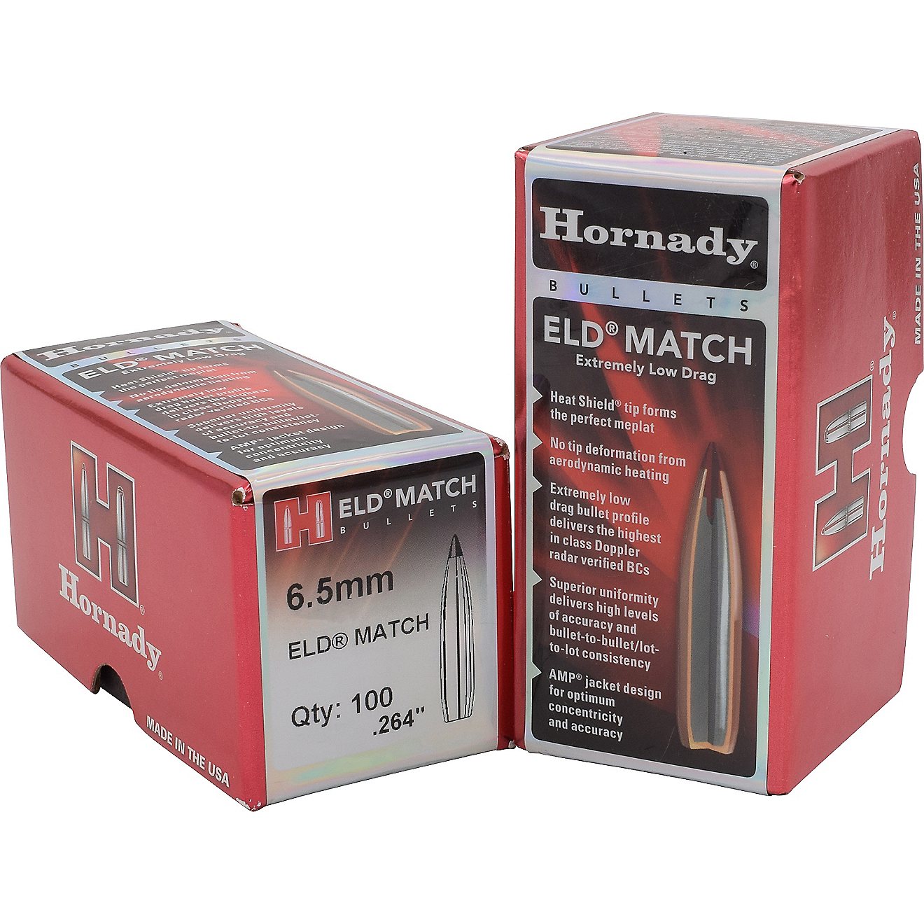 Hornady ELD Match 6.5mm .264 120-Grain Rifle Bullets                                                                             - view number 1
