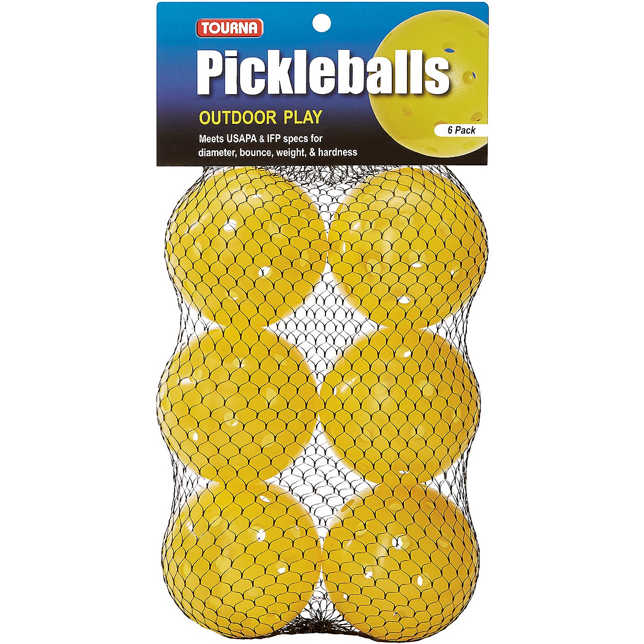 Tourna Outdoor Pickleball Balls 6-Pack                                                                                           - view number 1