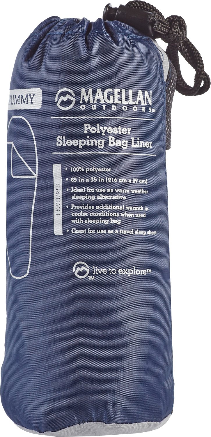 Magellan Outdoors Mummy Sleeping Bag Liner                                                                                       - view number 1 selected