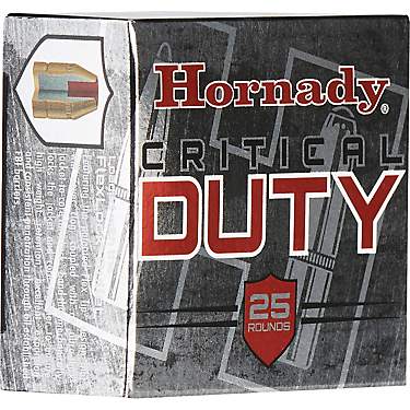 Hornady Critical Duty 9mm +P Luger 124-Grain FlexLock Ammunition - 25 Rounds                                                    