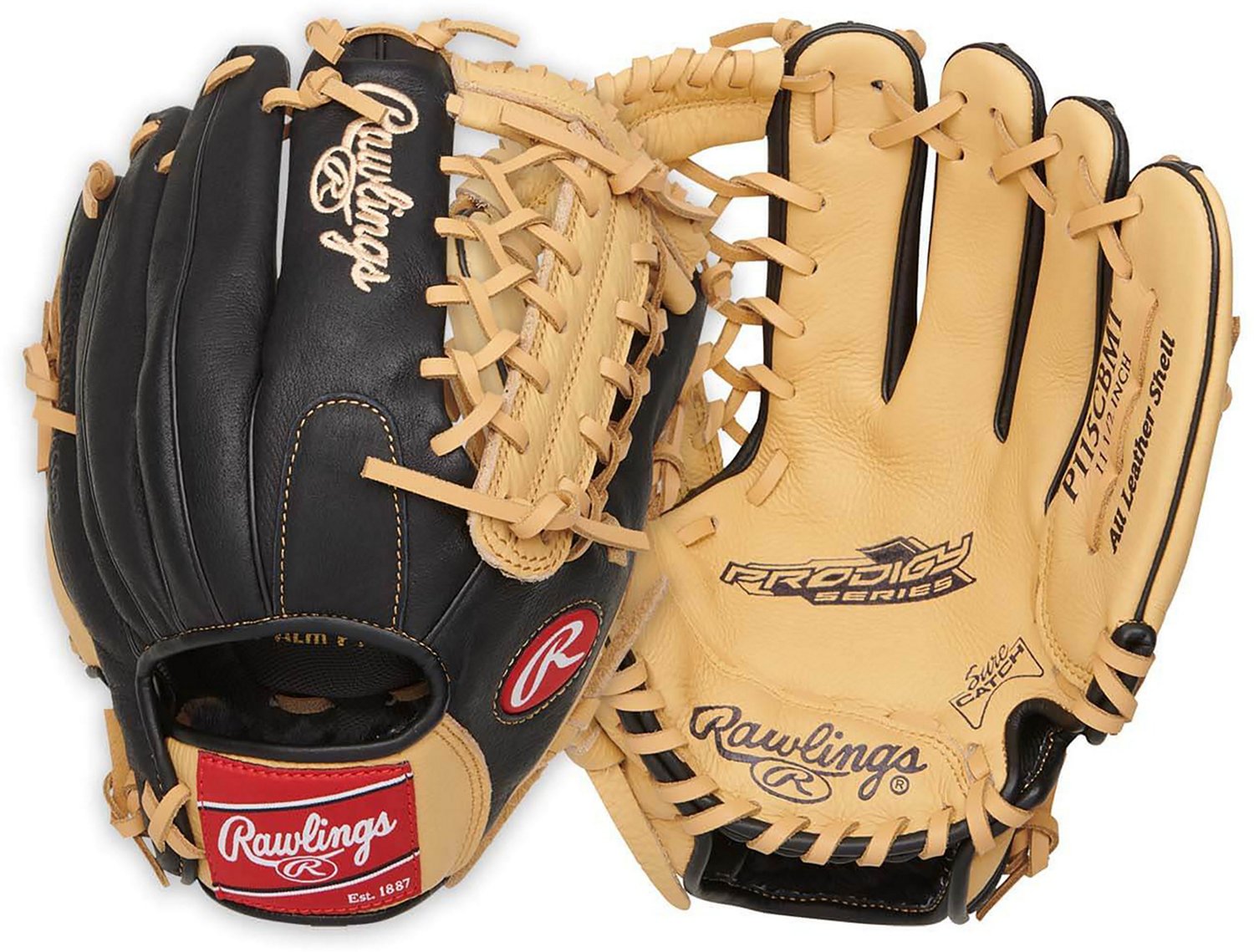 Rawlings Kids' Prodigy 11.5 in Baseball Infield Glove                                                                            - view number 1 selected