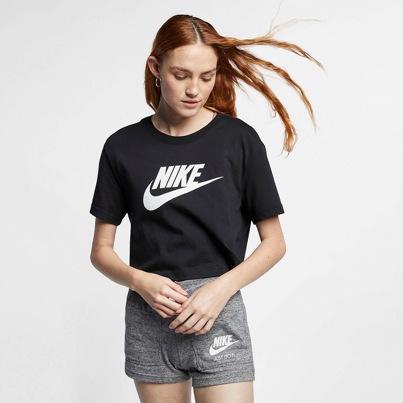 Nike Women's Sportswear Essential Cropped T-shirt                                                                                - view number 1