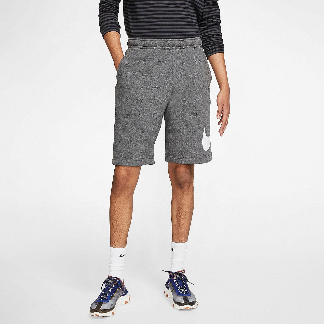 Nike Men's Sportswear  BB GX Graphic Club Fleece Shorts 10 in                                                                    - view number 5