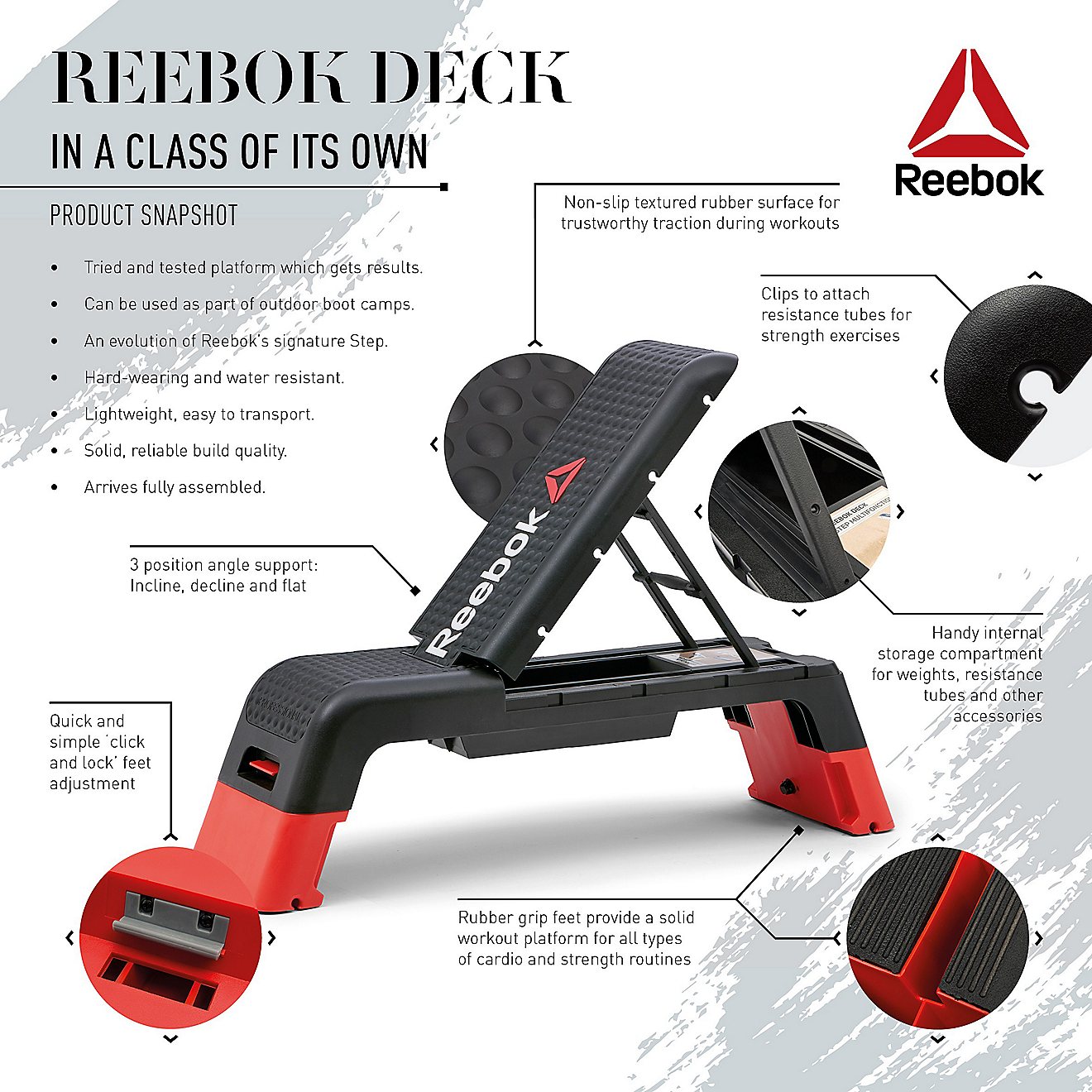 Reebok Professional Deck Workout Bench                                                                                           - view number 9