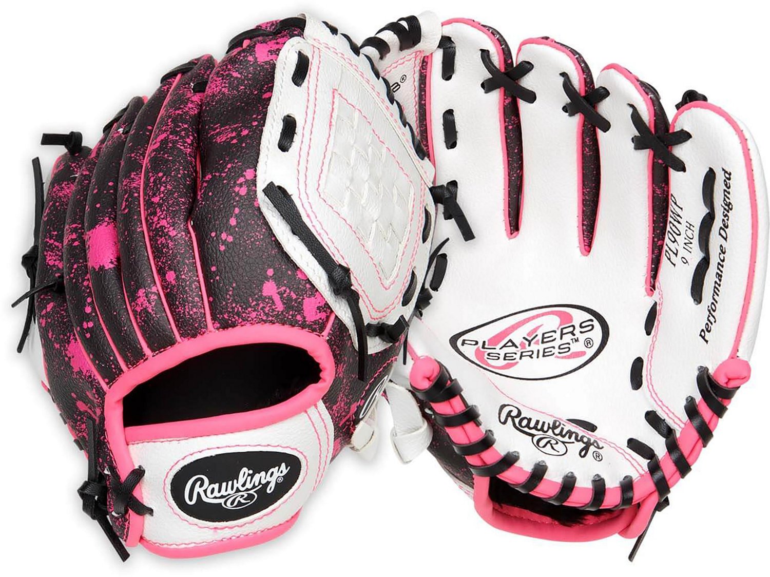 Rawlings Youth Splatter Paint T-Ball Glove                                                                                       - view number 1 selected