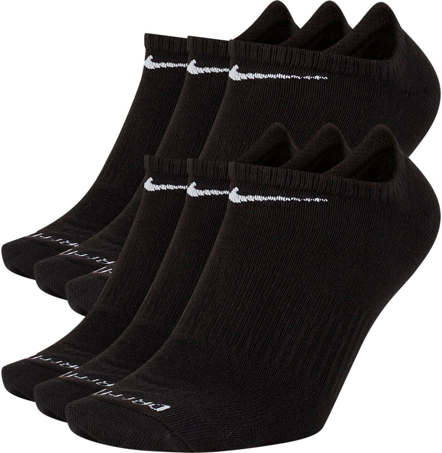 Nike Women's Everyday Plus Lightweight No-Show Socks 6-Pack                                                                      - view number 1 selected