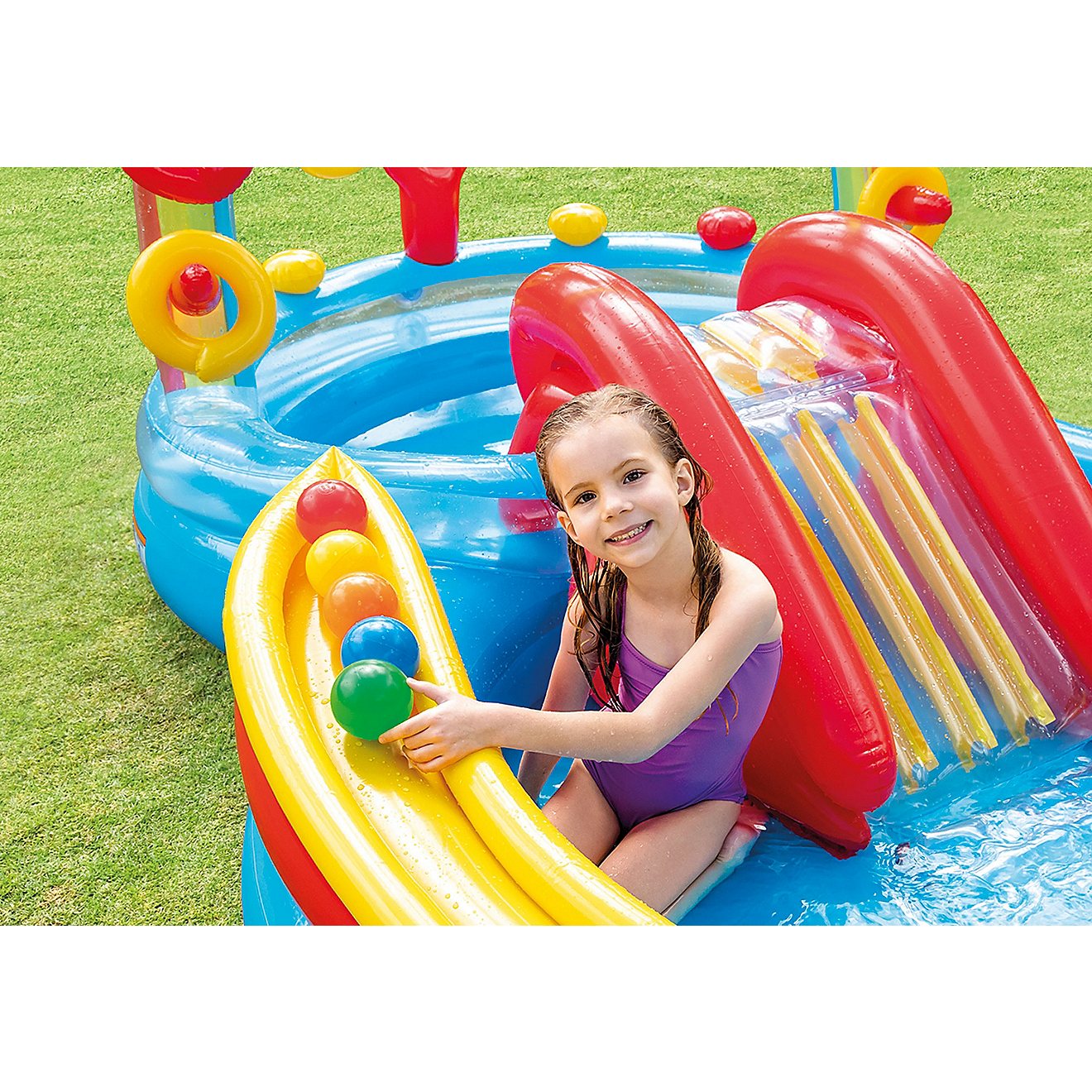 INTEX Rainbow Ring Inflatable Kids Playcenter                                                                                    - view number 6