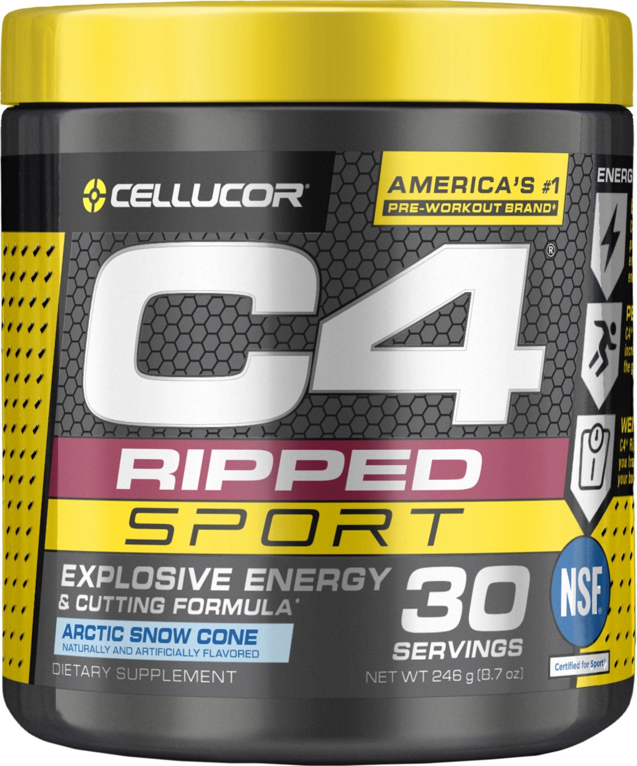 Cellucor C4 Ripped Sport Arctic Snow Cone Supplement                                                                             - view number 1 selected