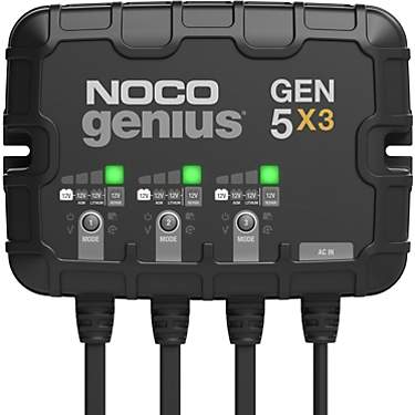 NOCO 3-Bank 15-Amp OnBoard Battery Charger                                                                                      