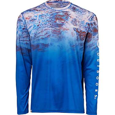 Magellan Outdoors Men's Realtree Aspect Ombre Reversible Long Sleeve T-shirt                                                    