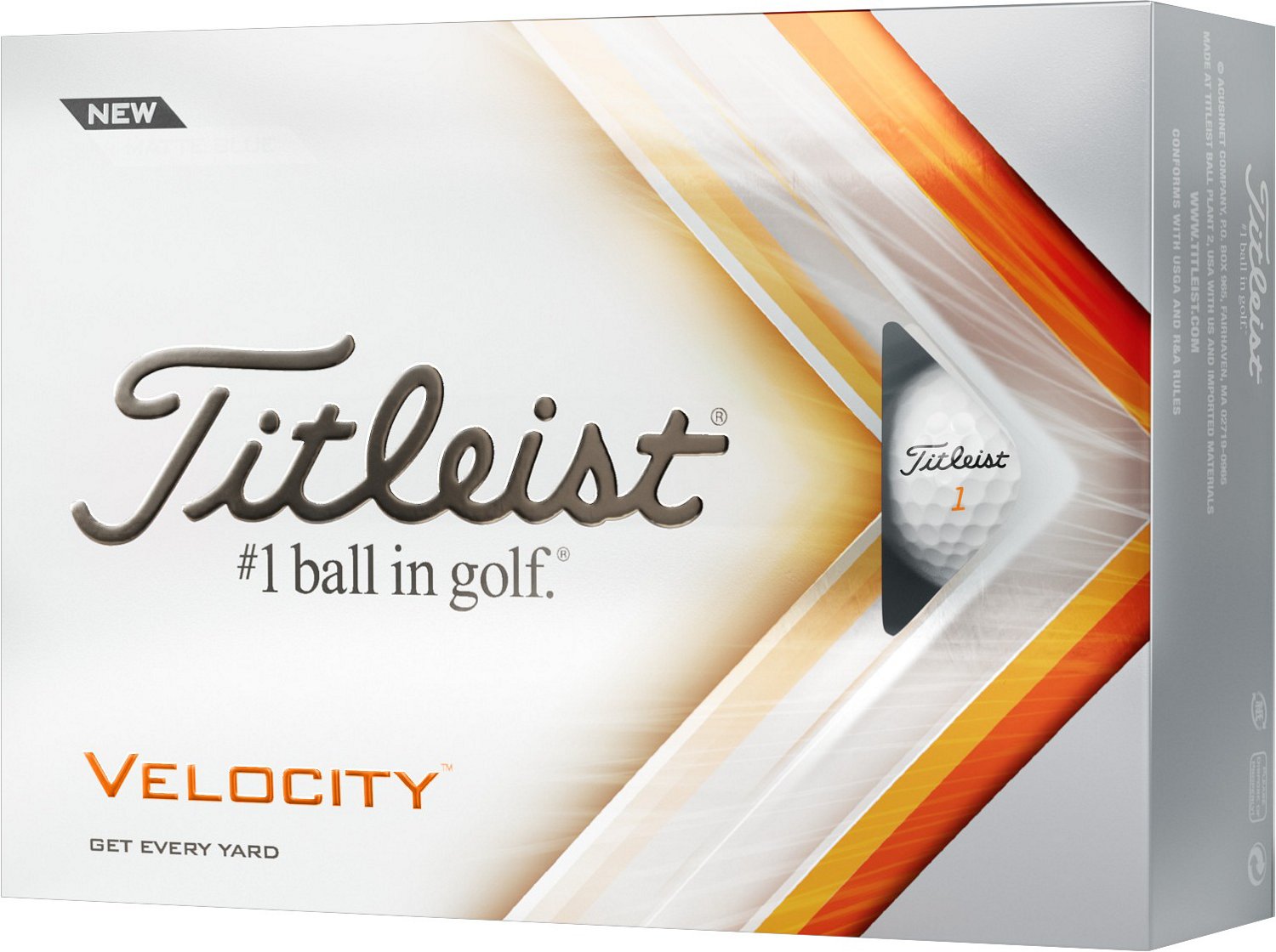 Titleist Velocity '22 Golf Balls 12-Pack                                                                                         - view number 1 selected