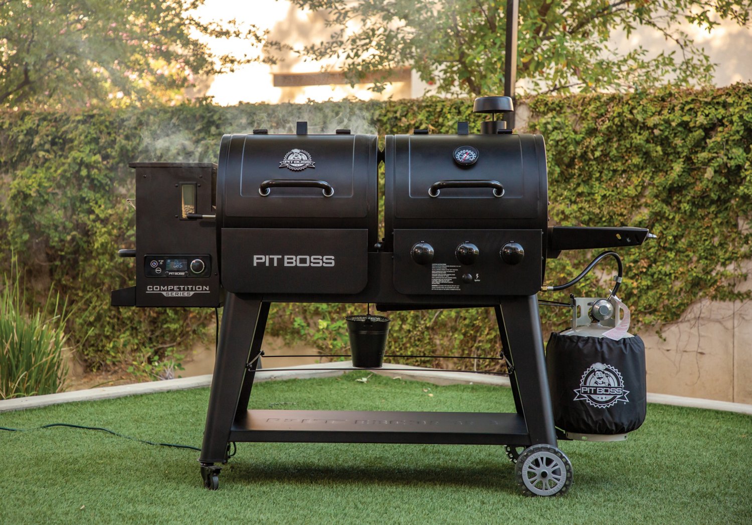 Pit Boss 1230 Competition Series Pellet/Gas Combo Grill                                                                          - view number 5