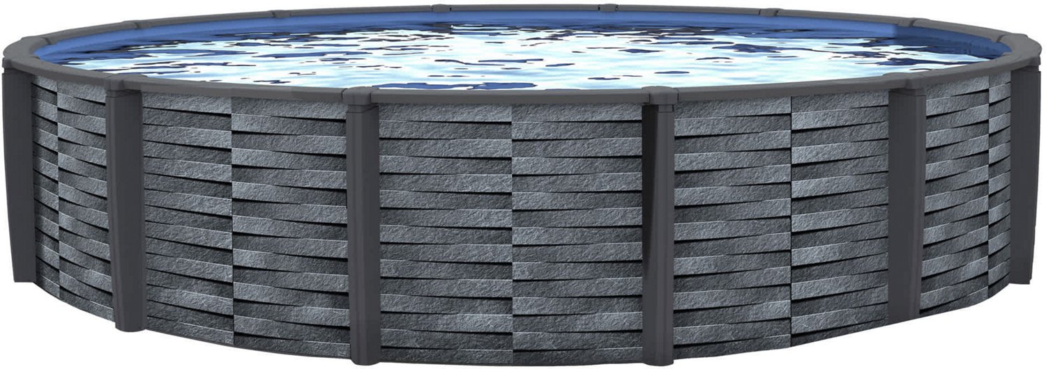 Blue Wave Affinity 30 ft Round Resin Top Rail Swimming Pool Package                                                              - view number 1 selected