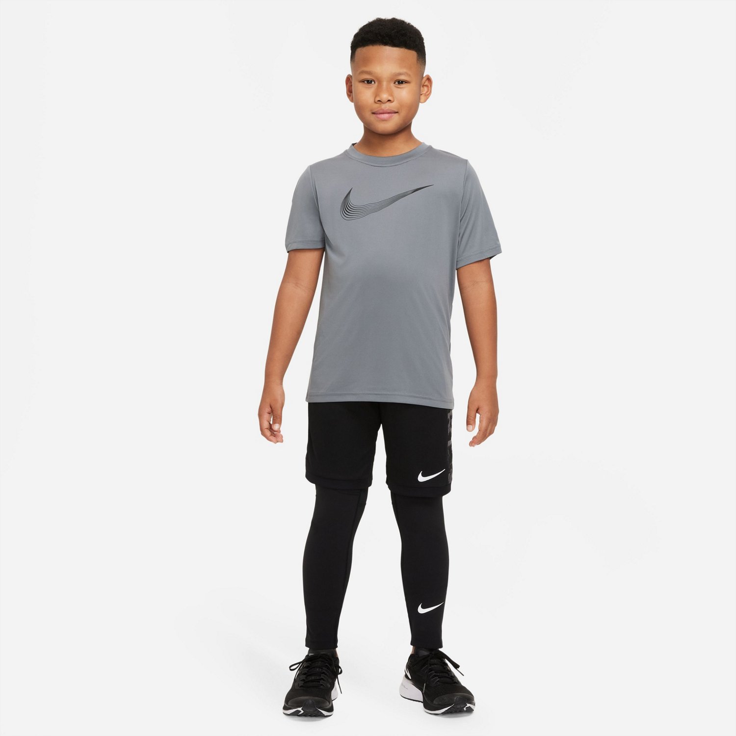 Nike Boys' NP Dri-FIT Tights                                                                                                     - view number 3