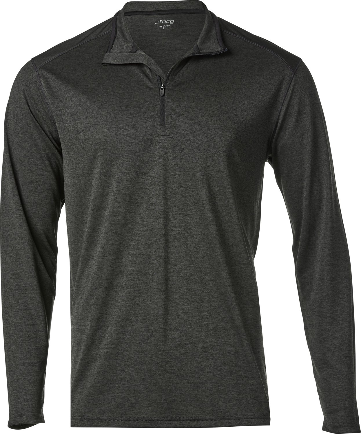 BCG Men’s Turbo Melange Half Zipper Sweatshirt                                                                                 - view number 1 selected