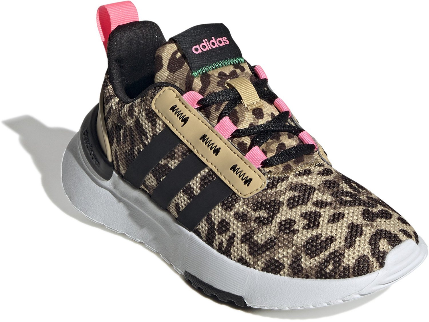 adidas Girls' Racer TR21 Leopard II Running Shoes                                                                                - view number 3