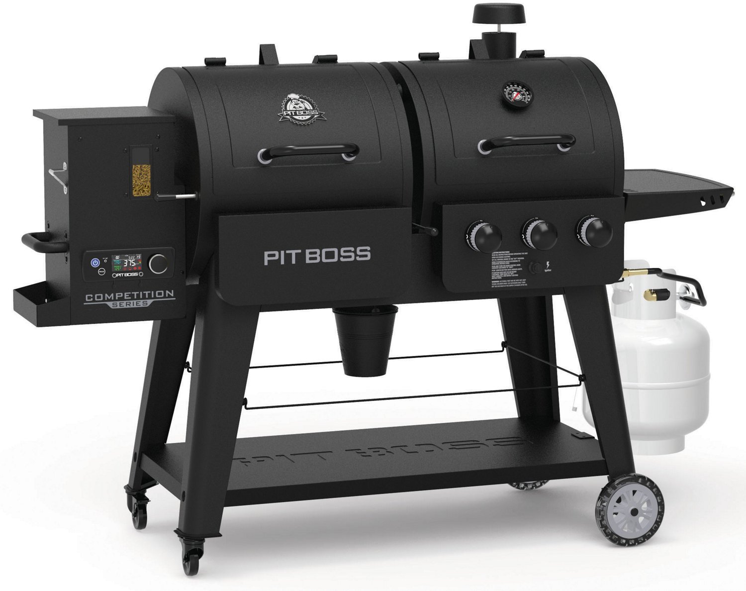 Pit Boss 1230 Competition Series Pellet/Gas Combo Grill                                                                          - view number 4