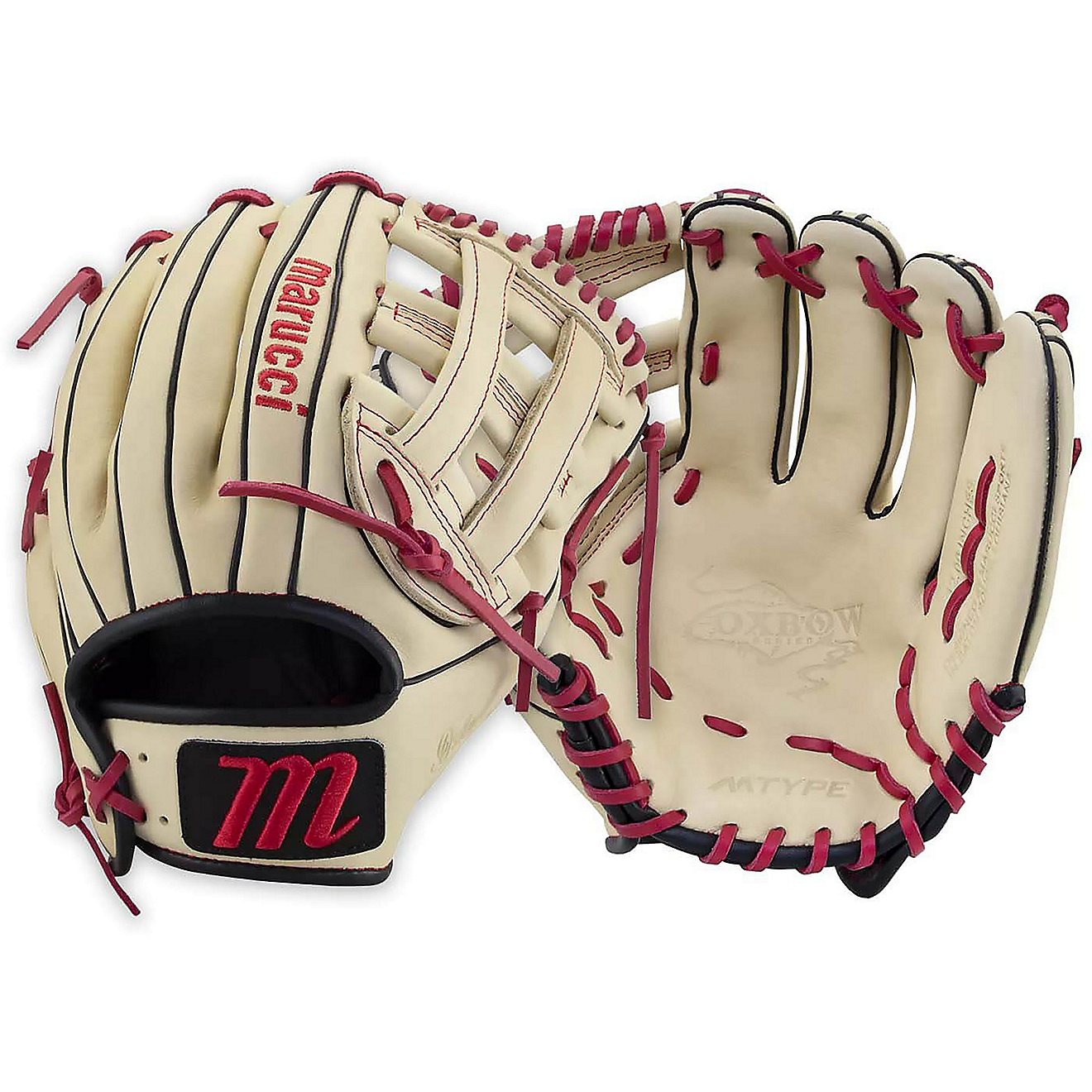 Marucci Adults' Oxbow M Type H-Web 12 in Baseball Glove                                                                          - view number 1