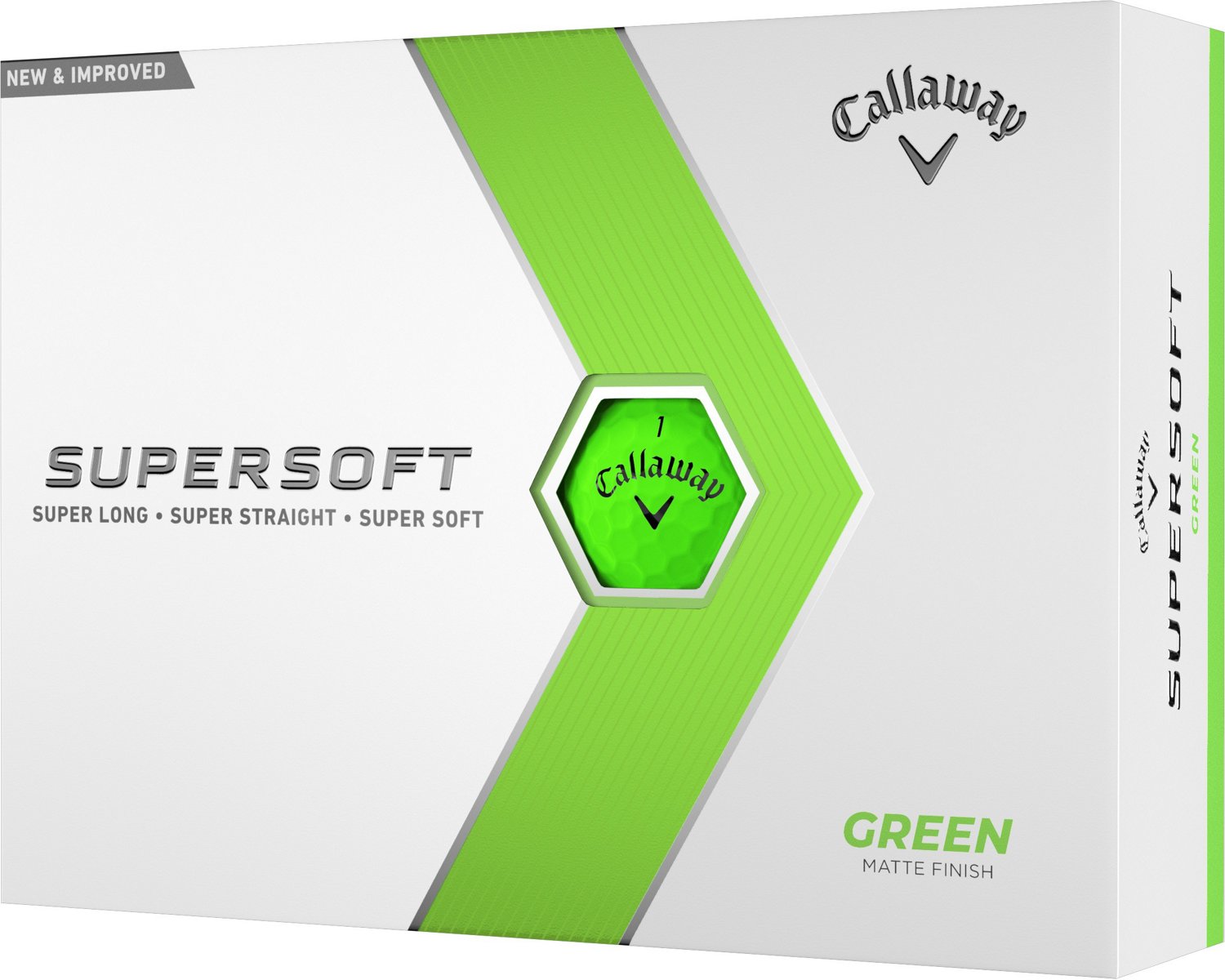 Callaway 2023 Supersoft Matte Green Golf Balls 12-Pack                                                                           - view number 1 selected