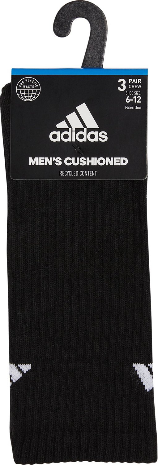 adidas Men's Cushioned 3.0 Crew Socks 3-Pack                                                                                     - view number 3