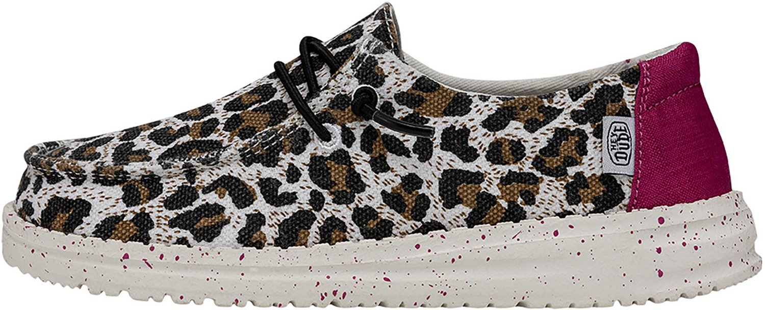 HEYDUDE Girls' Wendy Cat Cheetah Slip-On Shoes                                                                                   - view number 2