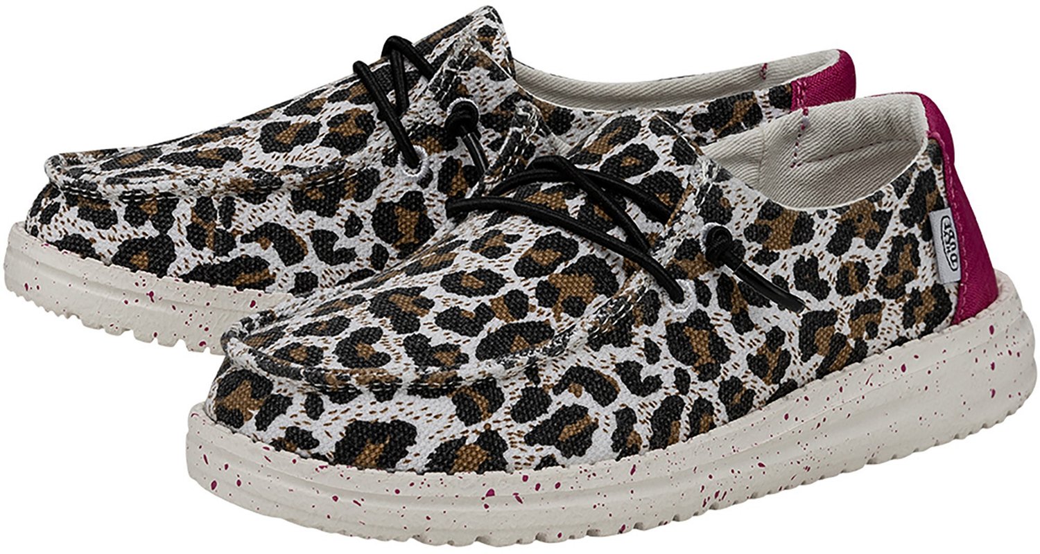 HEYDUDE Girls' Wendy Cat Cheetah Slip-On Shoes                                                                                   - view number 3