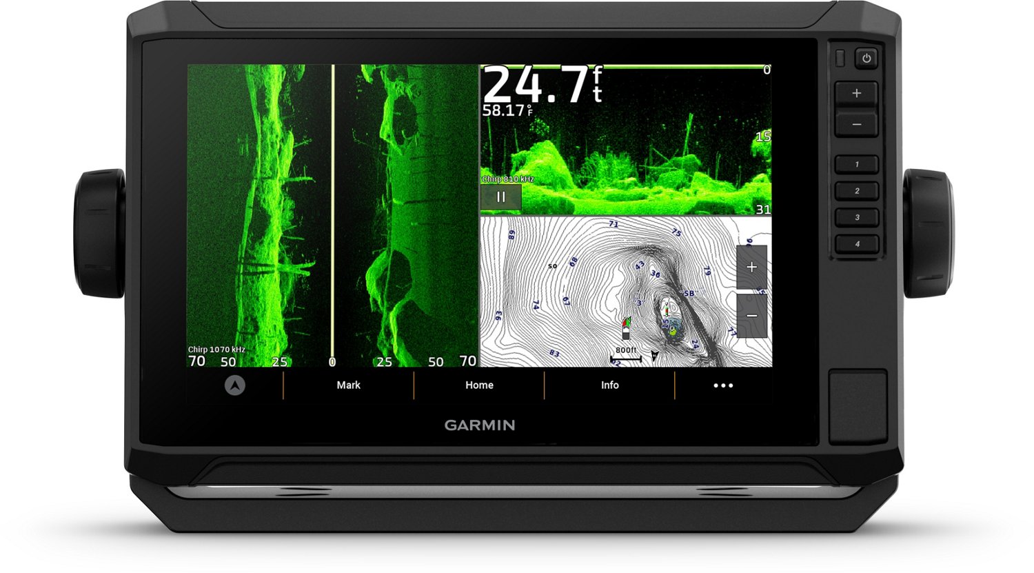 Garmin ECHOMAP UHD2 9 in 93sv with GT56UHD-TM Transducer and Garmin Navionics+ U.S. Inland Mapping                               - view number 6