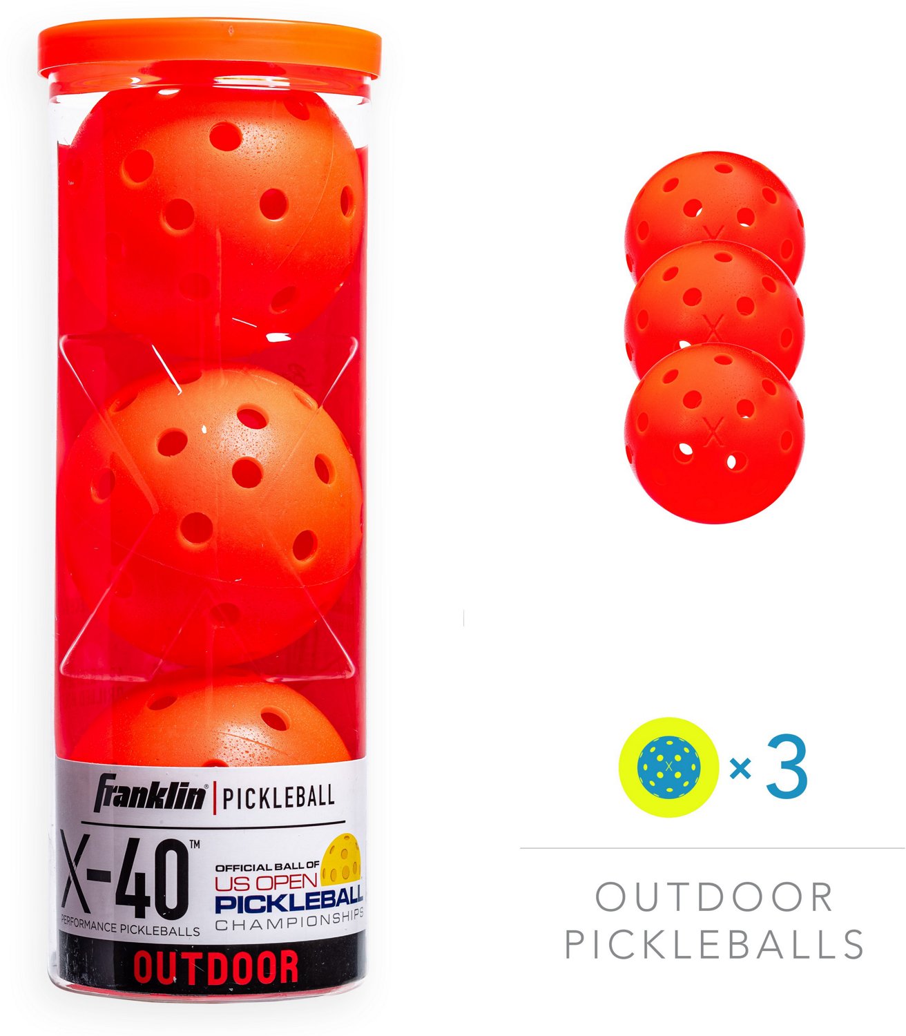 Franklin X-40 Performance Outdoor Pickleball Balls                                                                               - view number 2
