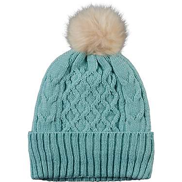 Magellan Outdoors Girls' Cable Knit Beanie Hat                                                                                  